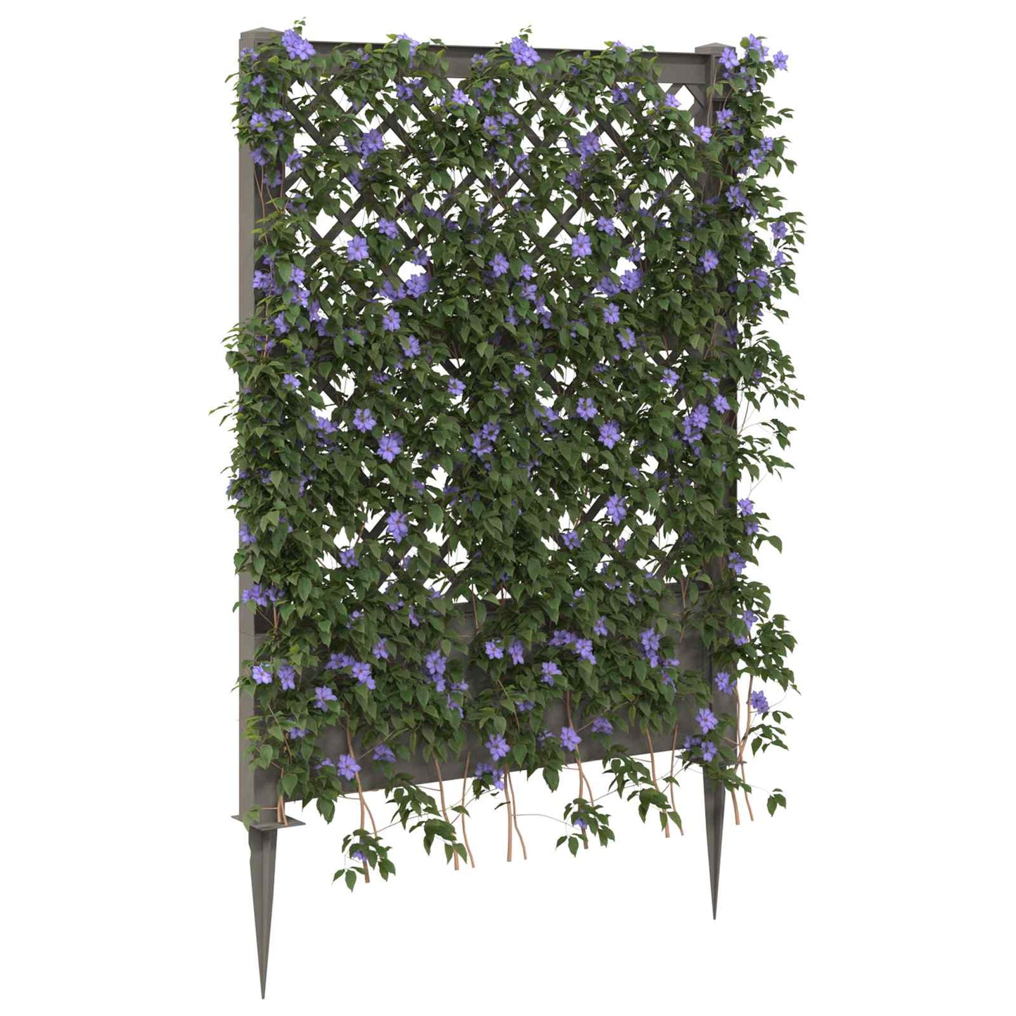 Trellis met Spike Grijs 99 x 6 x 165 cm PP