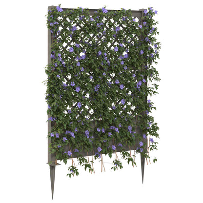 Trellis met Spike Grijs 99 x 6 x 165 cm PP