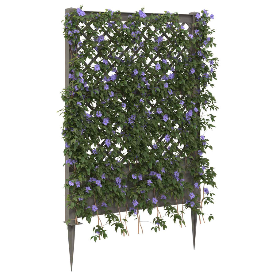 Trellis met Spike Grijs 99 x 6 x 165 cm PP