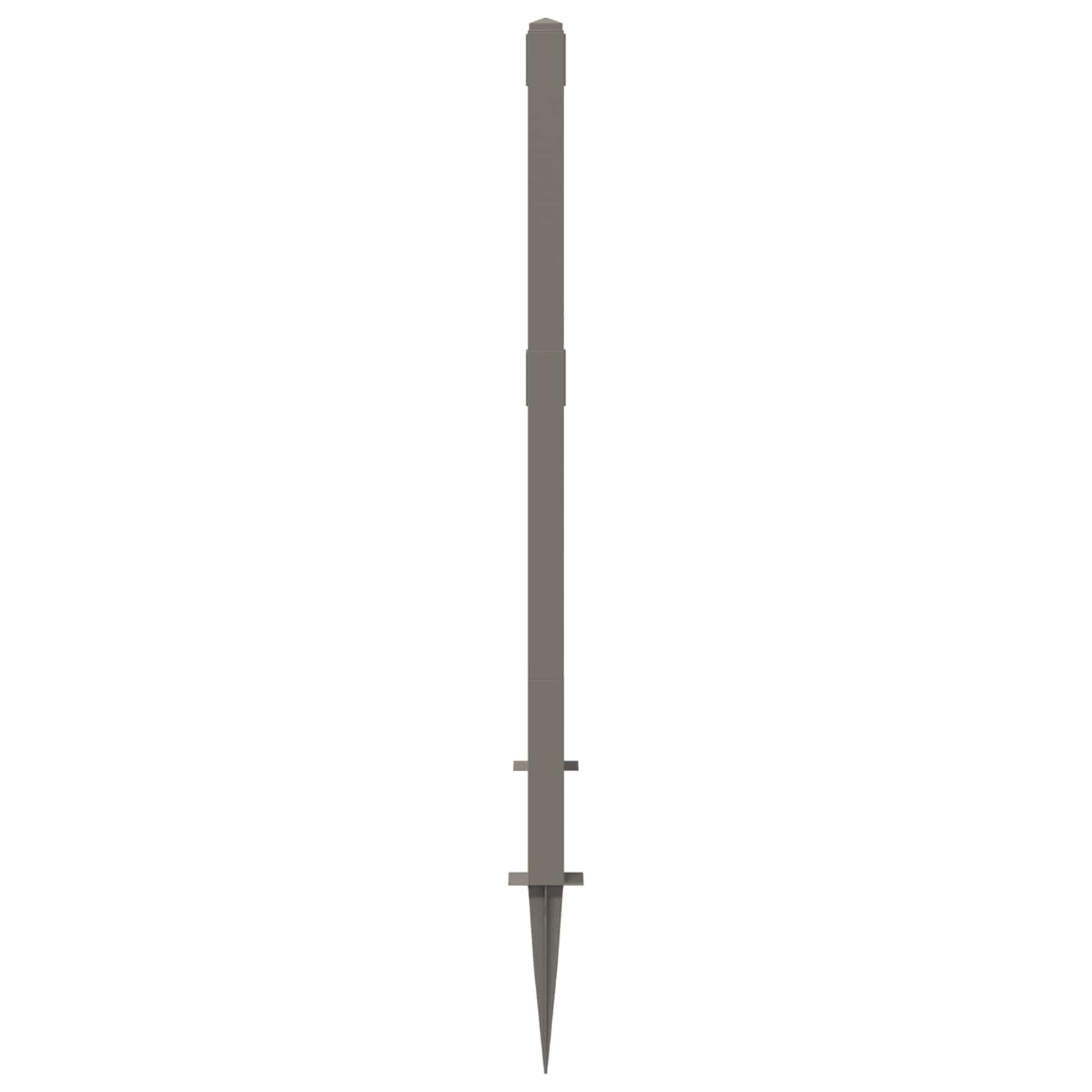 Trellis met Spike Grijs 99 x 6 x 165 cm PP