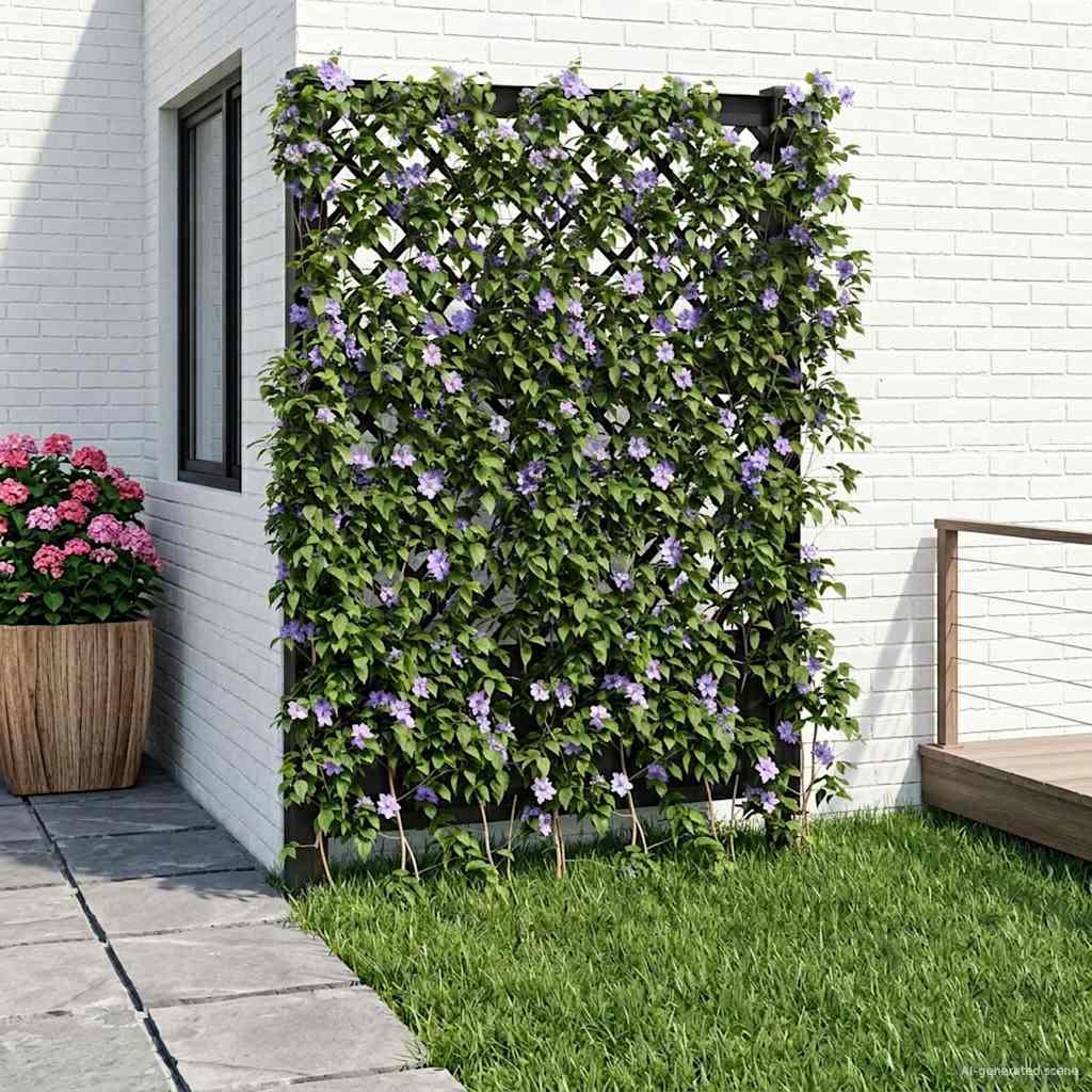 Trellis met Spike Antracietkleurig 99 x 6 x 165 cm PP