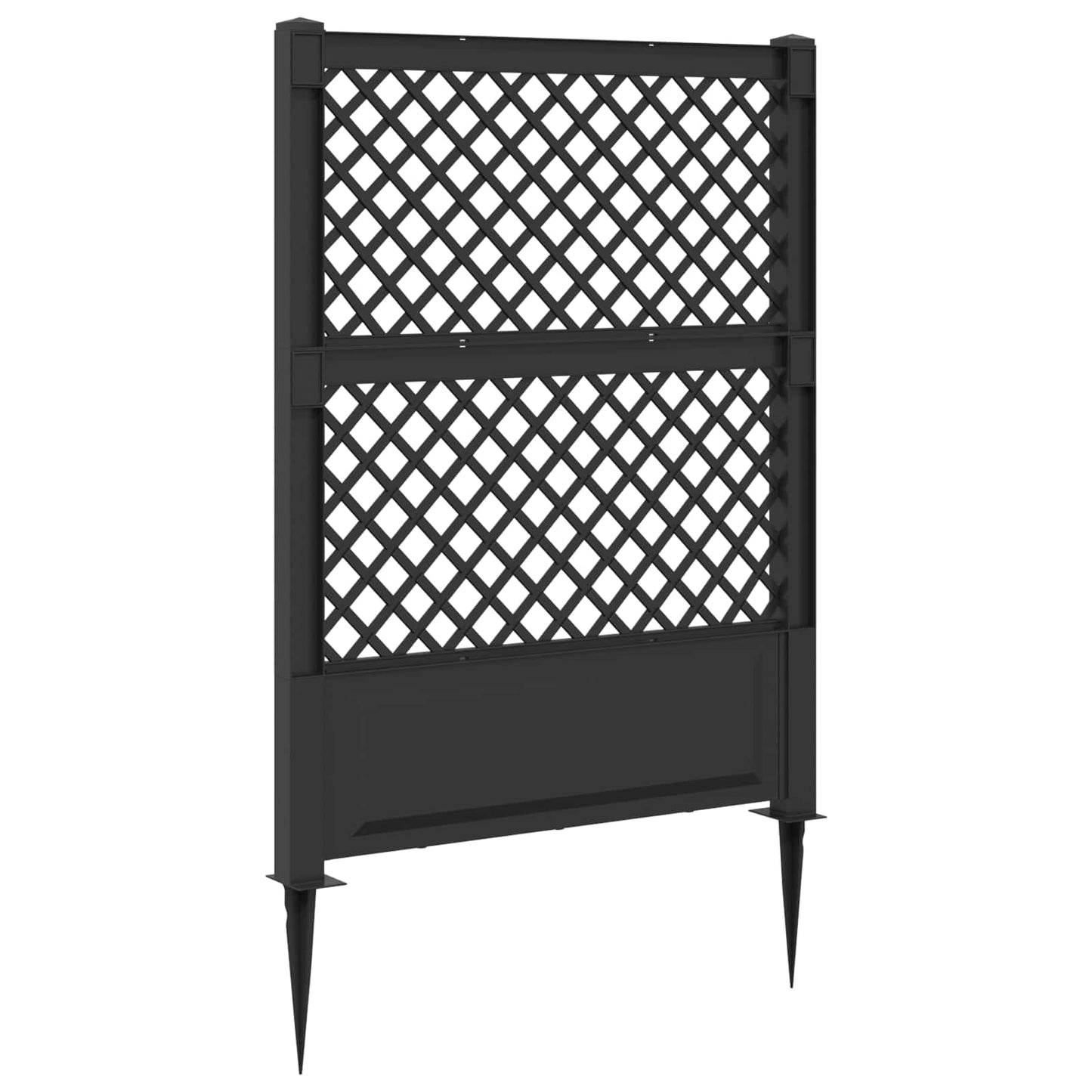 Trellis met Spike Antracietkleurig 99 x 6 x 165 cm PP