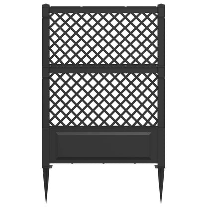 Trellis met Spike Antracietkleurig 99 x 6 x 165 cm PP
