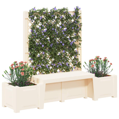 Tuinstoel Kopenhagen Wit 173 x 49 x 135,5 cm PP