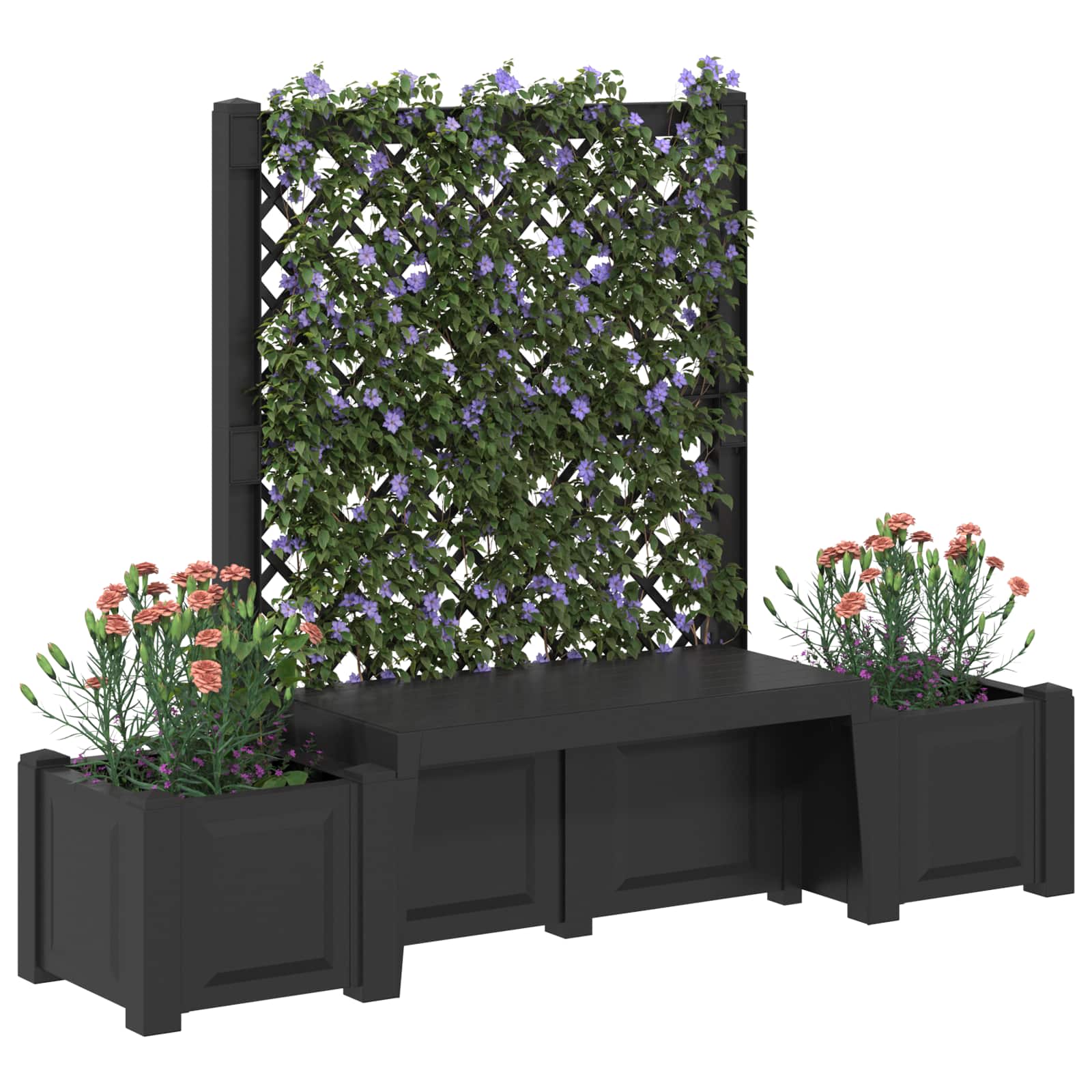 Tuinstoel Kopenhagen Antracietkleurig 173 x 49 x 135,5 cm PP