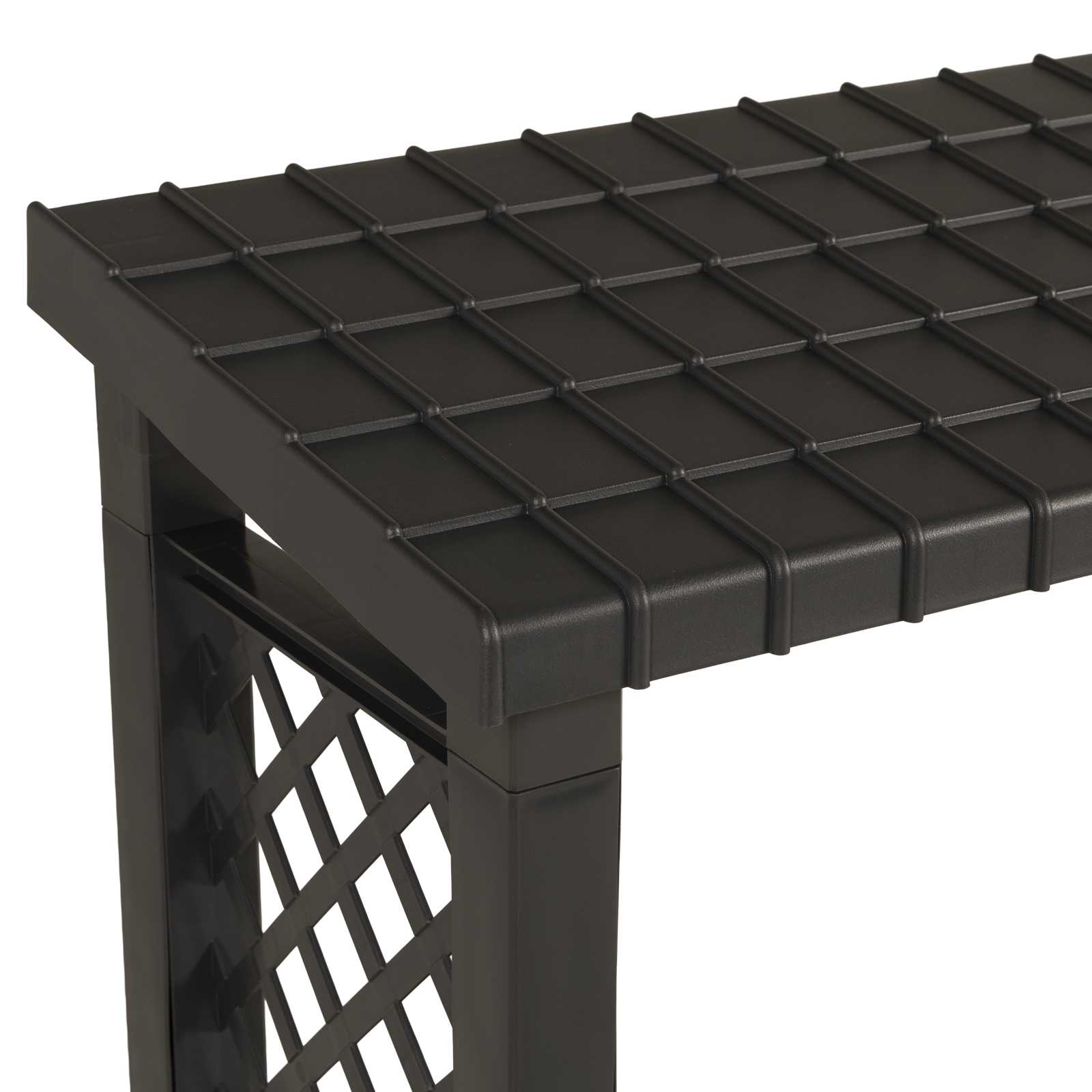 Brandhoutrek Antracietkleurig 114 x 46 x 101 cm PP