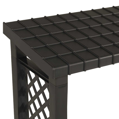 Brandhoutrek Antracietkleurig 114 x 46 x 101 cm PP