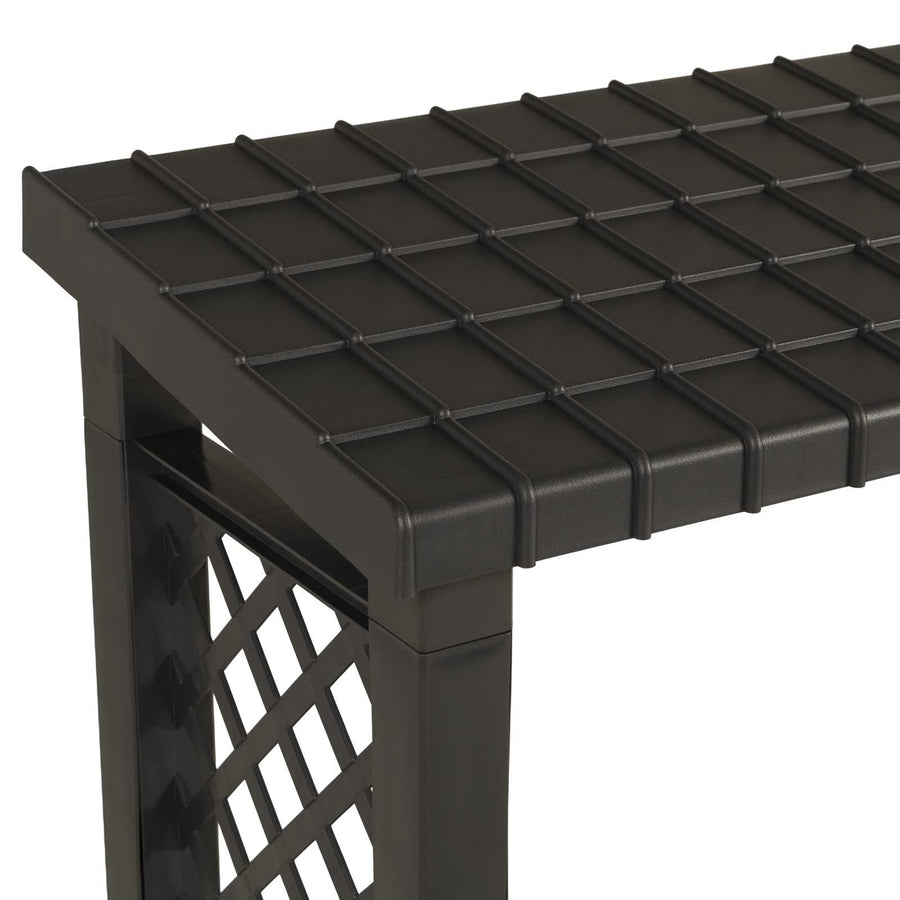 Brandhoutrek Antracietkleurig 114 x 46 x 101 cm PP