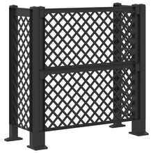 Vuilnisbak Trellis Antracietkleurig 123 x 47 x 114 cm PP