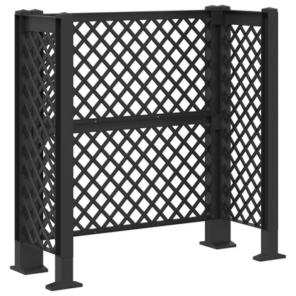 Vuilnisbak Trellis Antracietkleurig 123 x 47 x 114 cm PP