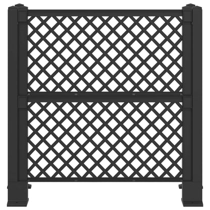Vuilnisbak Trellis Antracietkleurig 123 x 47 x 114 cm PP