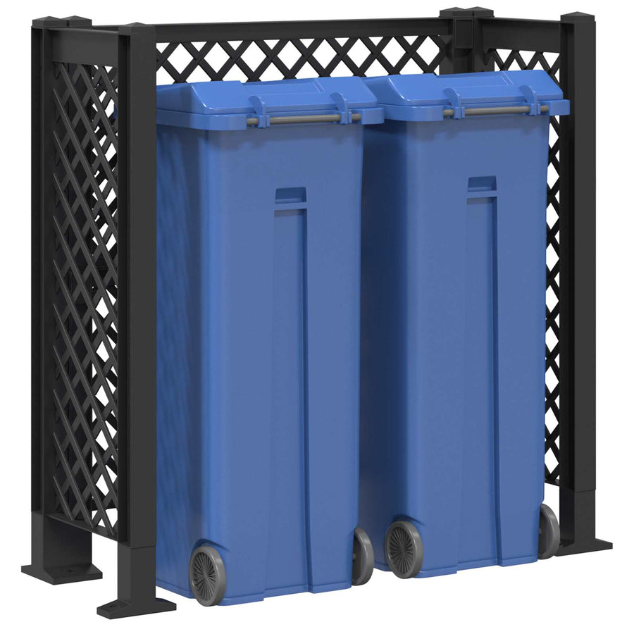 Vuilnisbak Trellis Antracietkleurig 123 x 47 x 114 cm PP