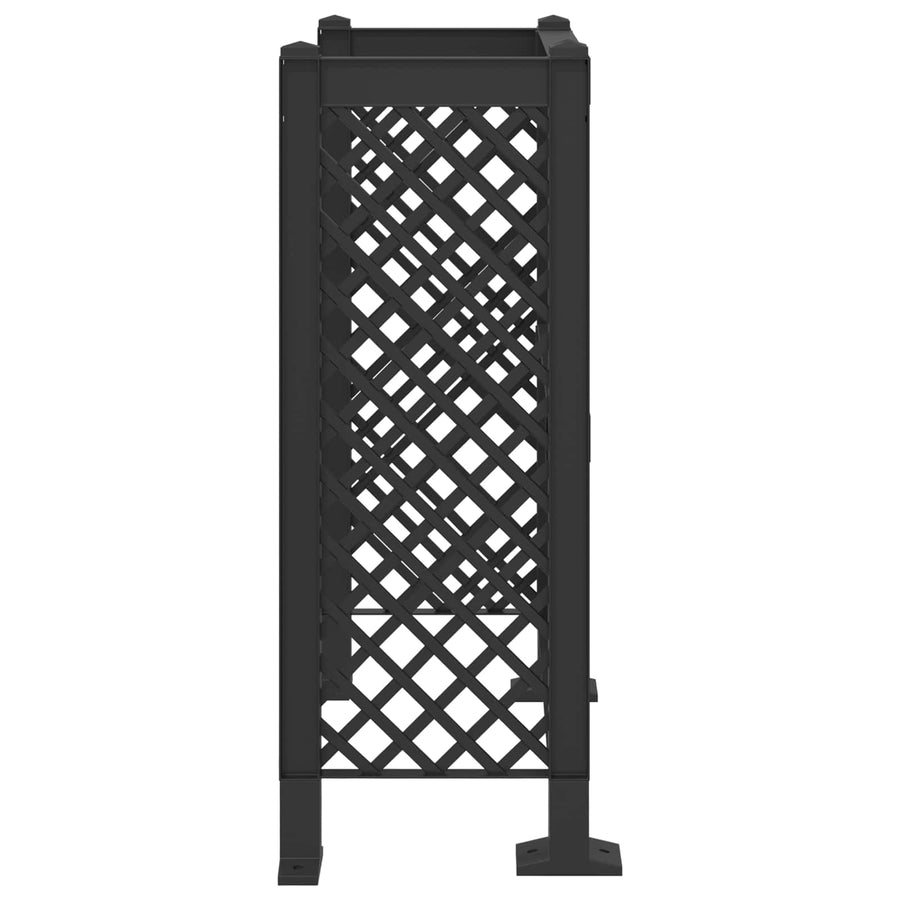 Vuilnisbak Trellis Antracietkleurig 123 x 47 x 114 cm PP