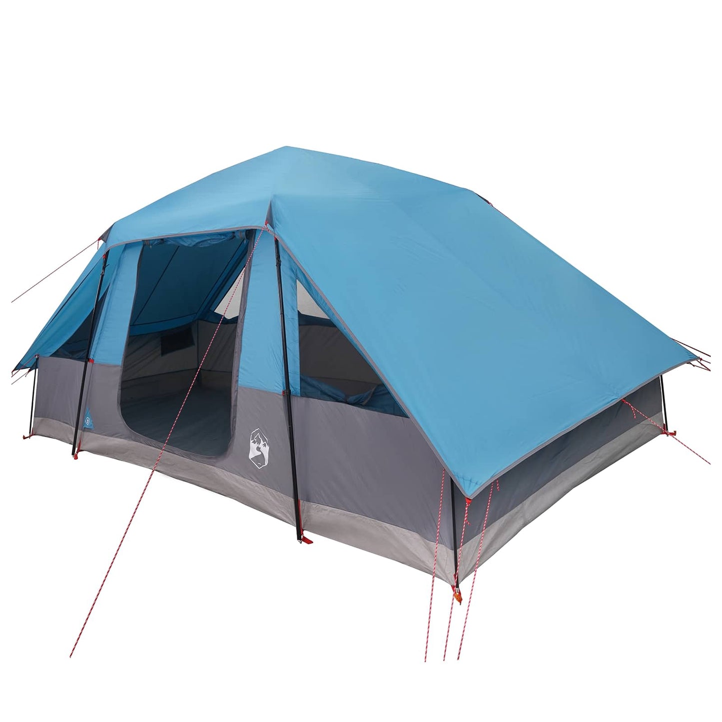 Gezinstent met regenzeil waterdicht 6-persoons Blauw