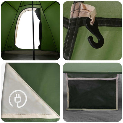 3-persoons Groen 185T Polyester met PU Coating