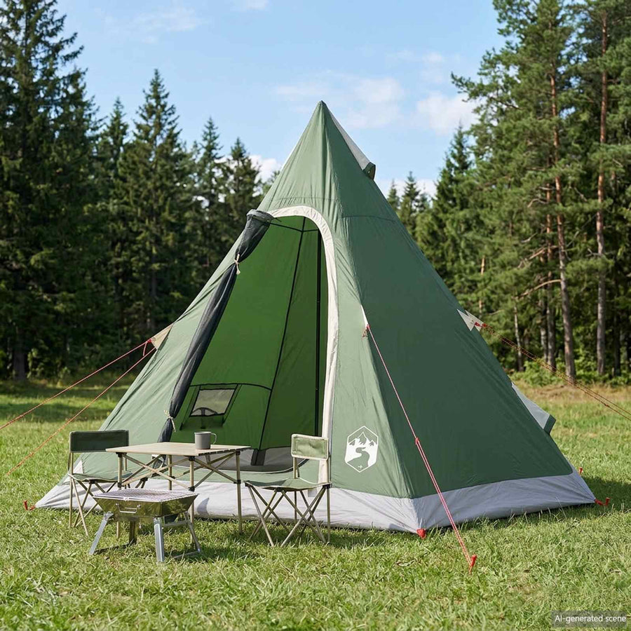 3-persoons Groen 185T Polyester met PU Coating