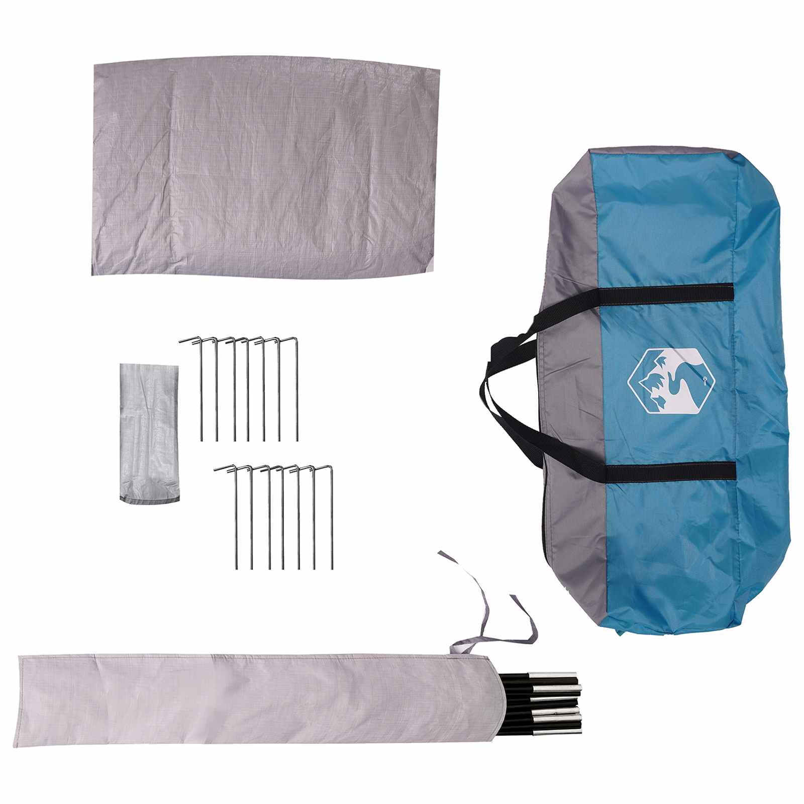 3-persoons Blauw 185T Polyester met PU Coating