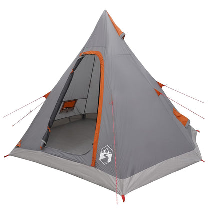 3-persoons Grijs en Oranje 185T Polyester met PU Coating