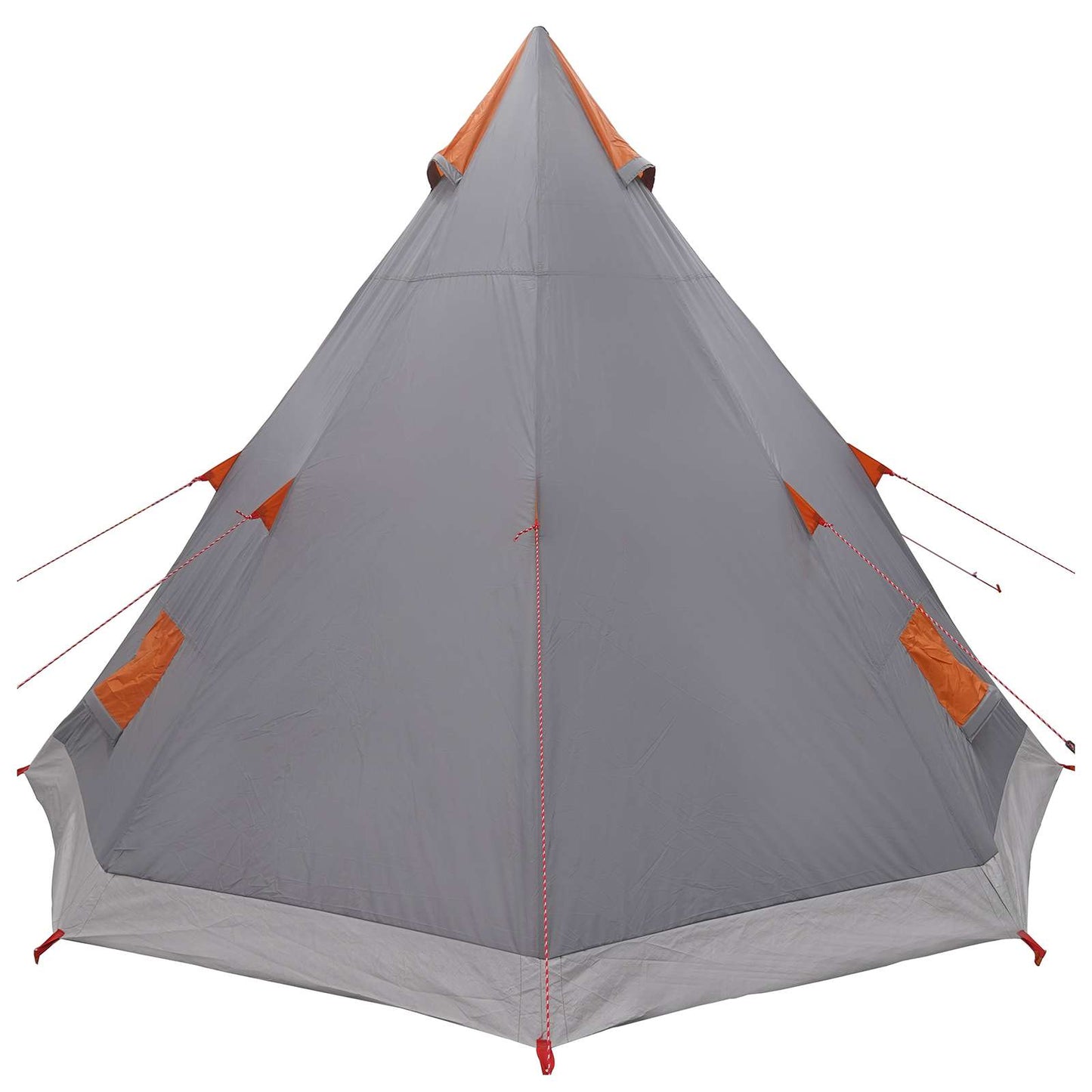 3-persoons Grijs en Oranje 185T Polyester met PU Coating