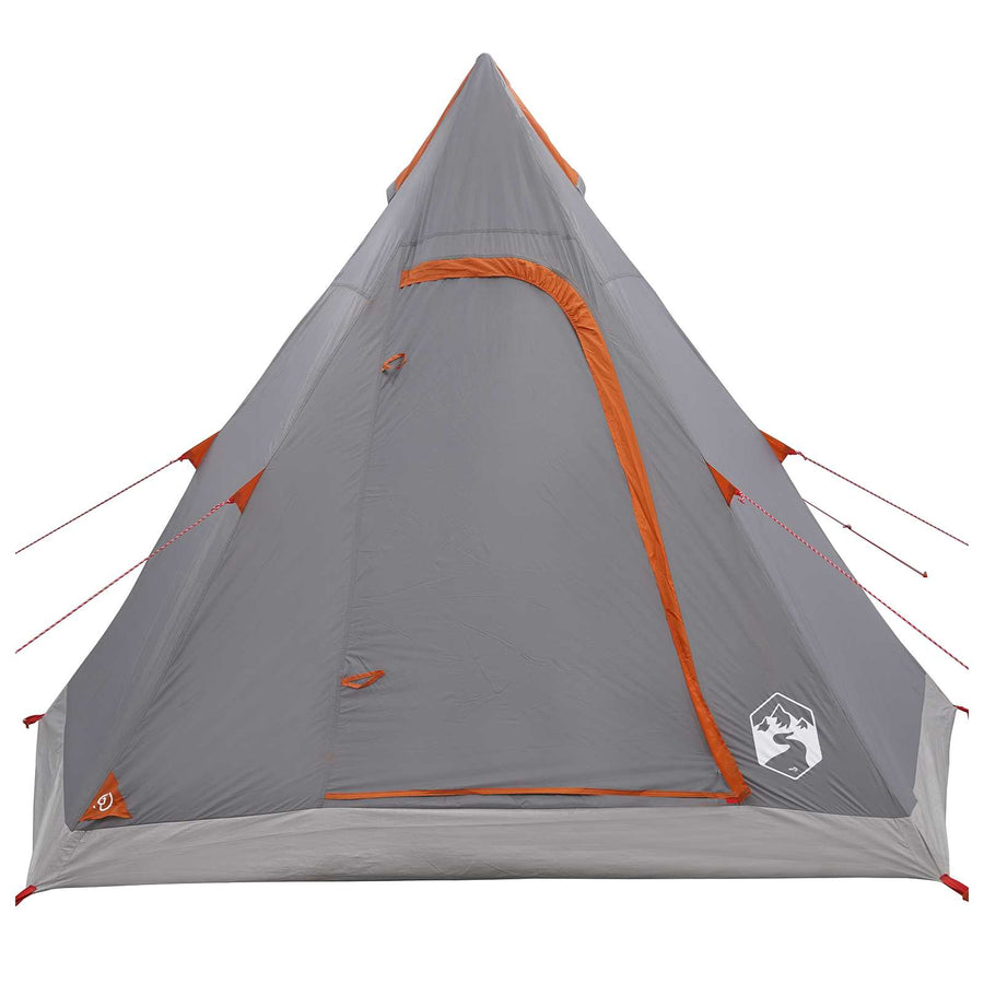 3-persoons Grijs en Oranje 185T Polyester met PU Coating