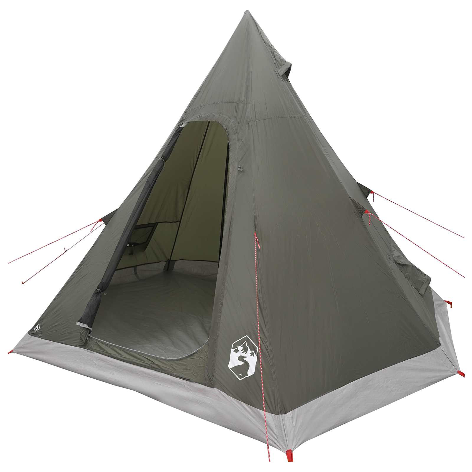3-persoons Legergroen 185T Polyester met PU Coating