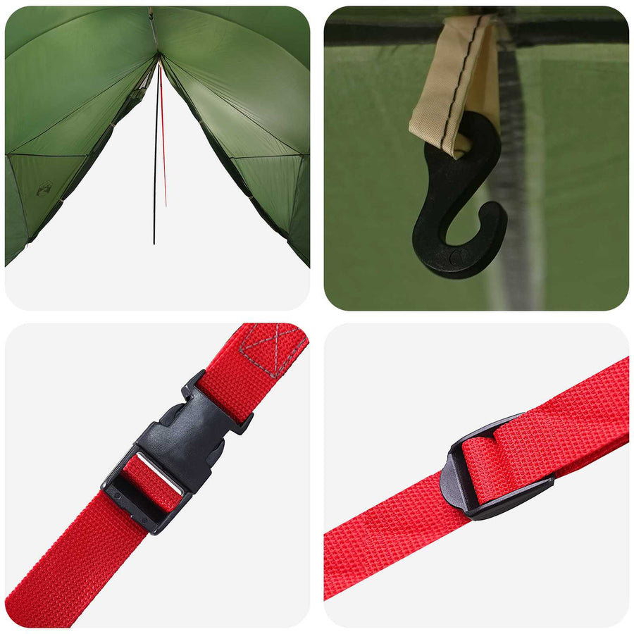 Waterdichte Tent -persoons Groen 185T Polyester met PU Coating