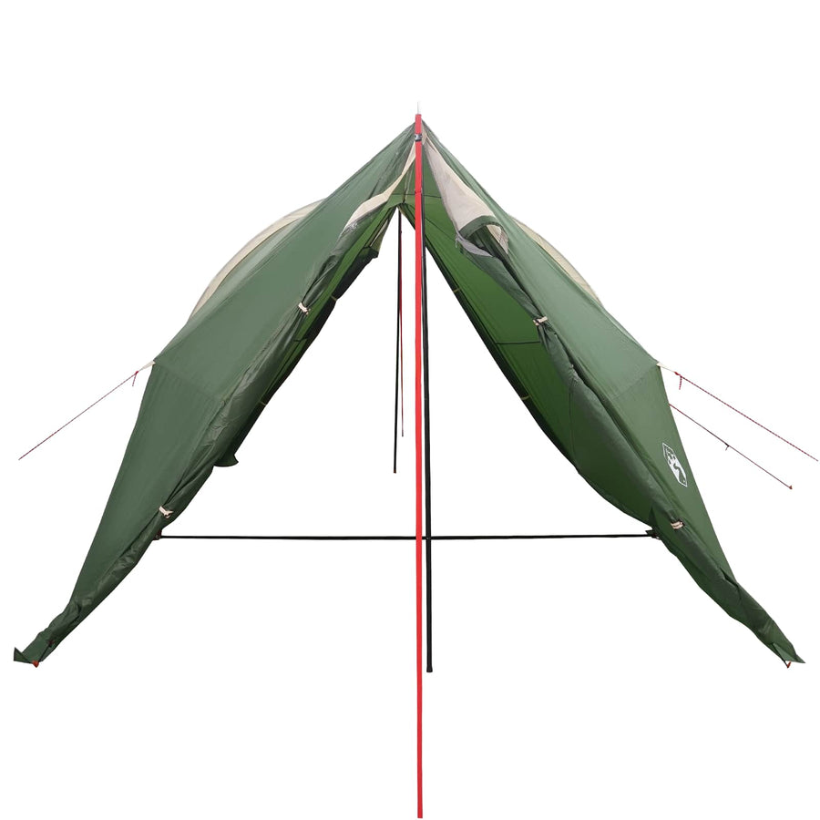 Waterdichte Tent -persoons Groen 185T Polyester met PU Coating
