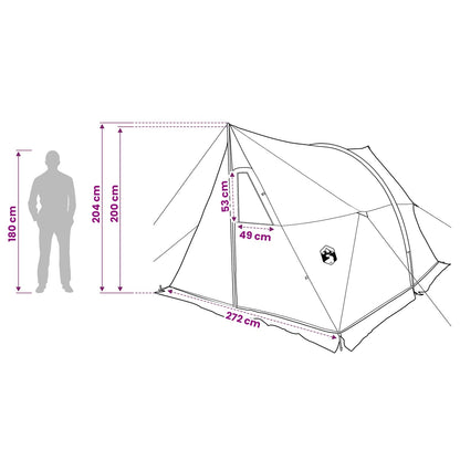 Waterdichte Tent -persoons Groen 185T Polyester met PU Coating