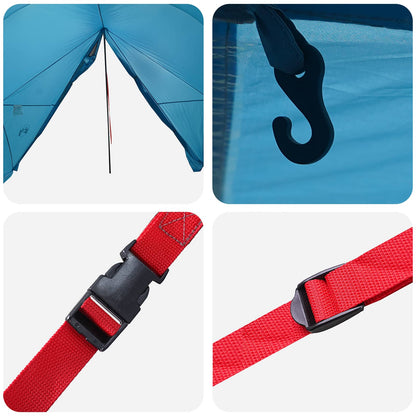 Waterdichte Tent Blauw 185T Polyester met PU Coating