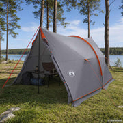 Tent grijs oranje 344x282x204 cm polyester PU coating