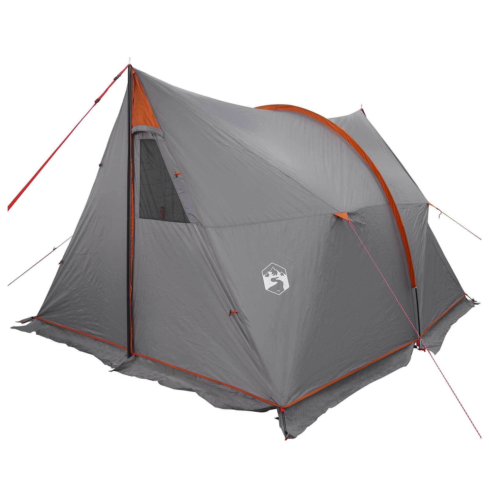 Waterdichte Tent Grijs en Oranje 185T Polyester met PU Coating