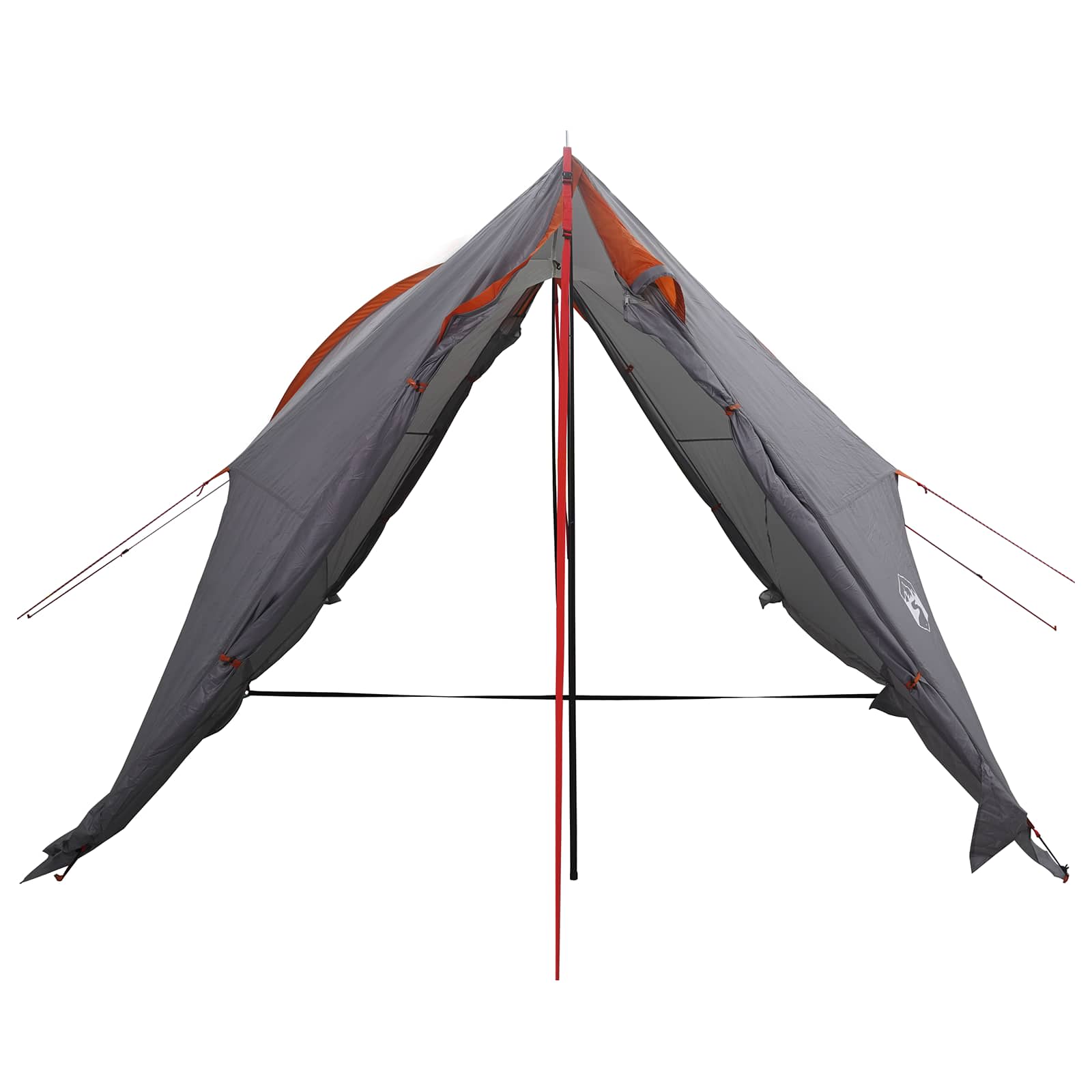 Waterdichte Tent Grijs en Oranje 185T Polyester met PU Coating