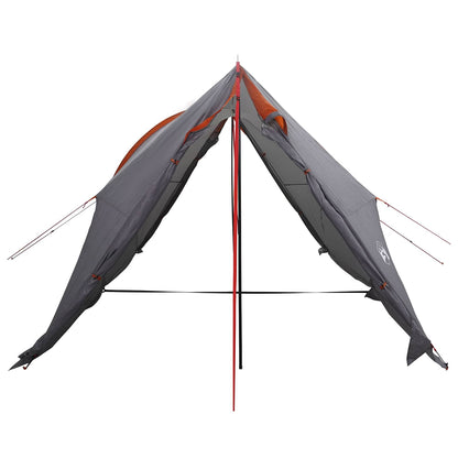 Waterdichte Tent Grijs en Oranje 185T Polyester met PU Coating