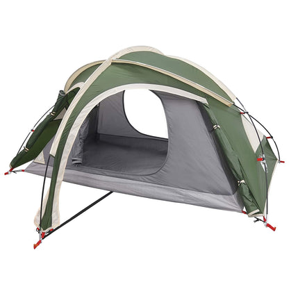 Trekkingtent met regenhoes waterdicht 2-persoons Groen