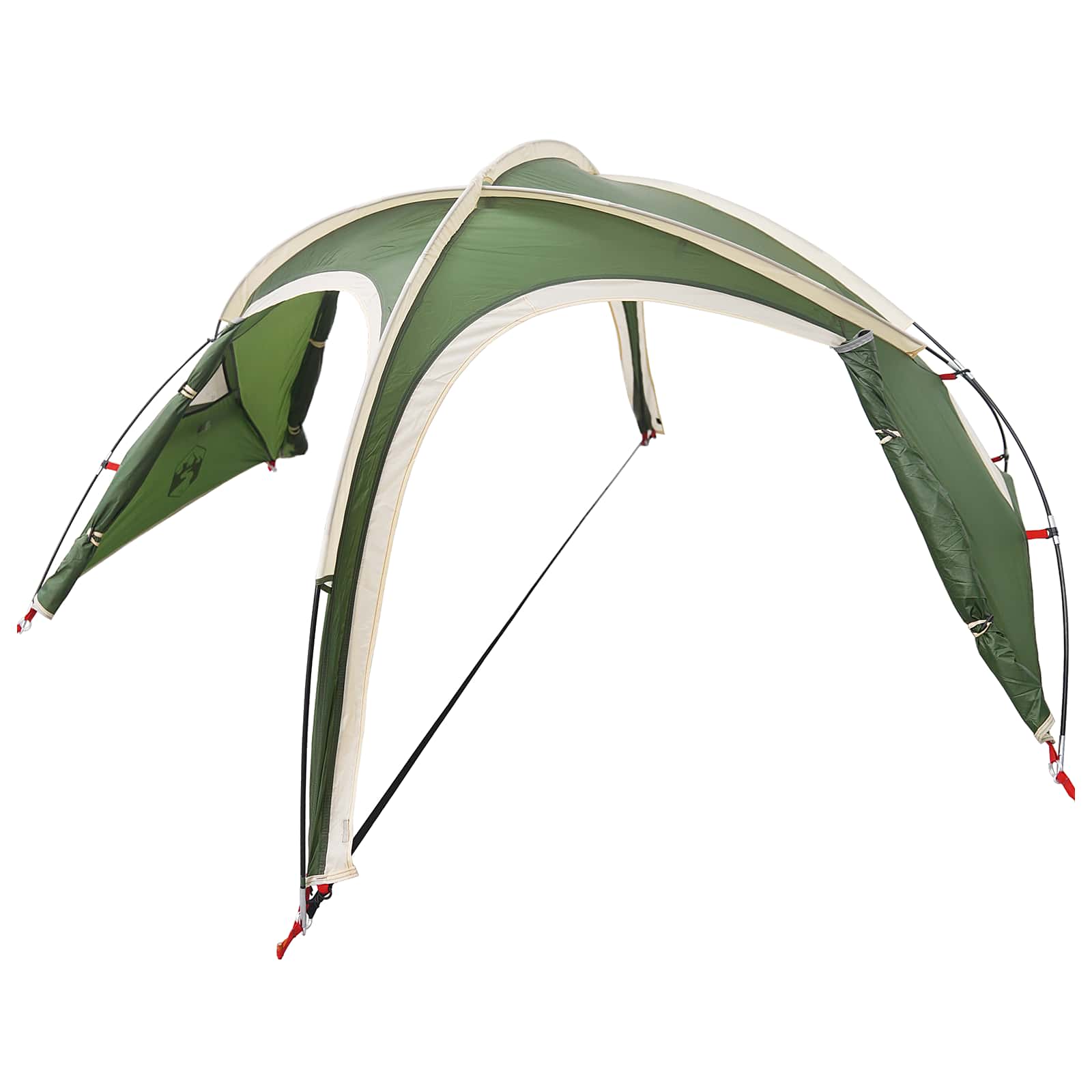 Trekkingtent met regenhoes waterdicht 2-persoons Groen