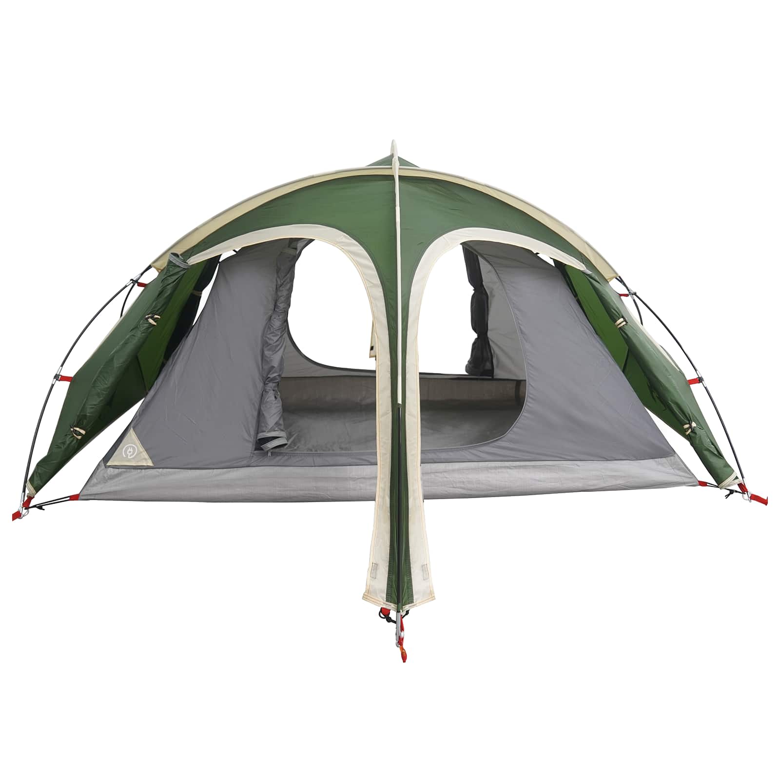 Trekkingtent met regenhoes waterdicht 2-persoons Groen