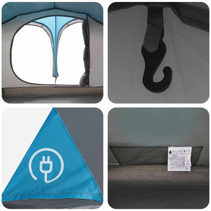 Trekkingtent met regenhoes waterdicht 2-persoons Blauw