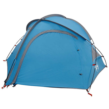 Trekkingtent met regenhoes waterdicht 2-persoons Blauw