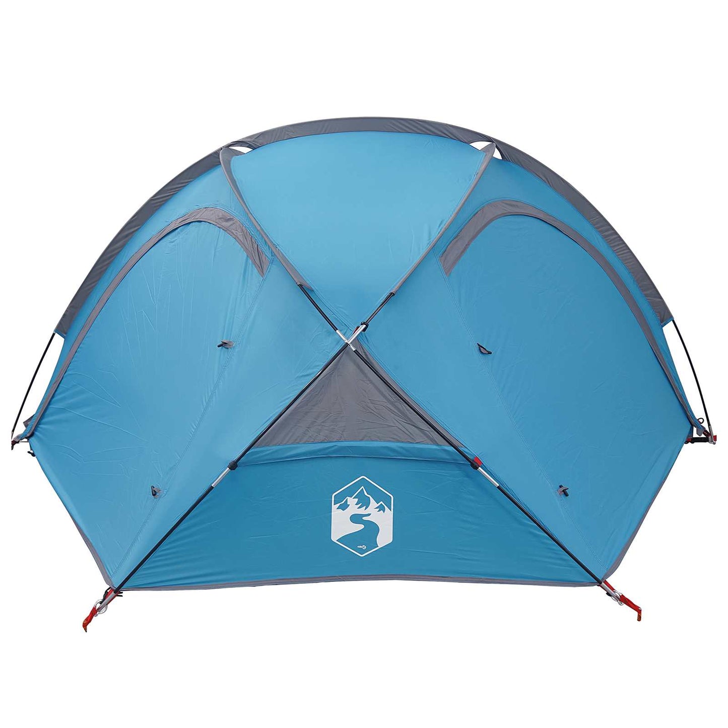 Trekkingtent met regenhoes waterdicht 2-persoons Blauw
