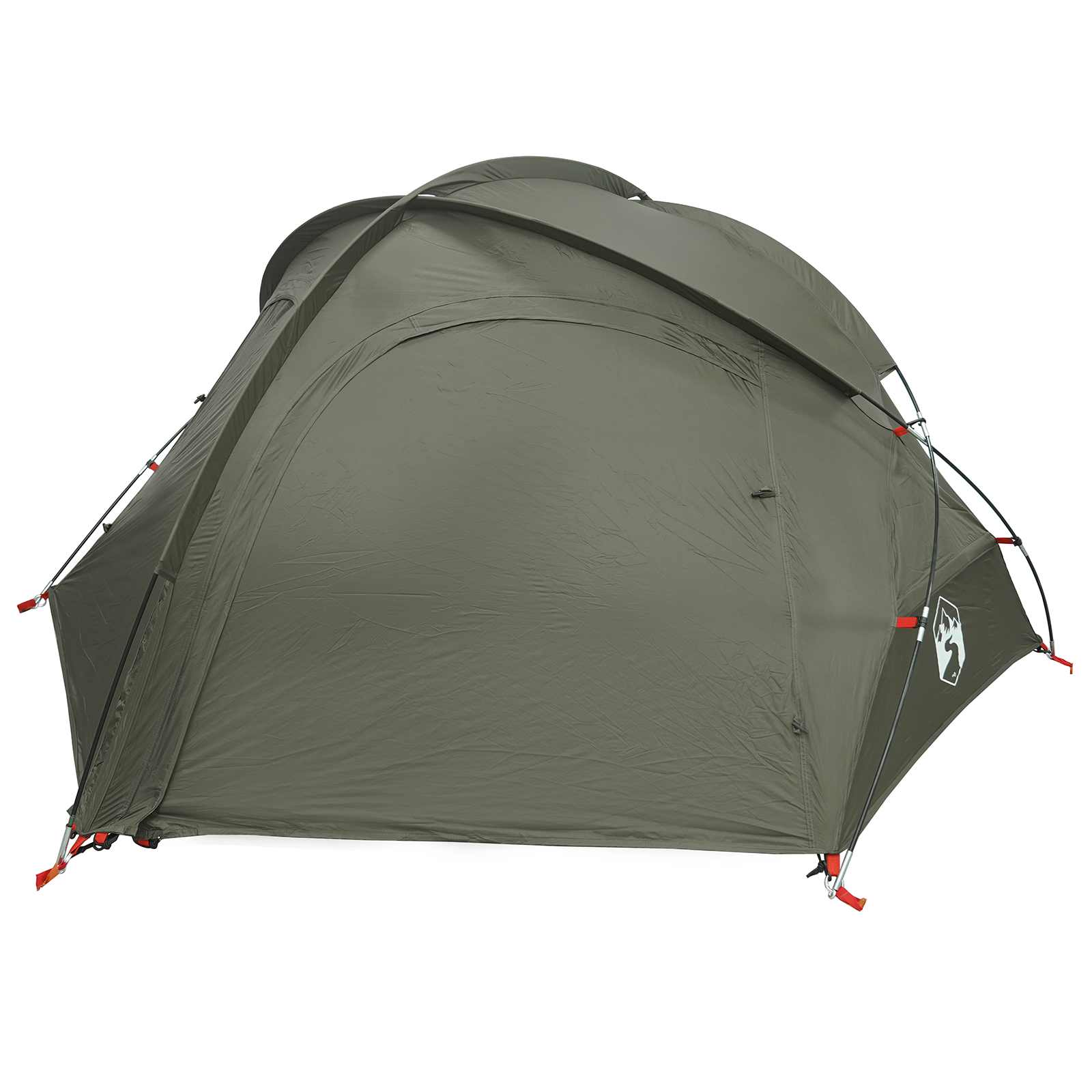 Trekkingtent met regenhoes waterdicht 2-persoons Legergroen