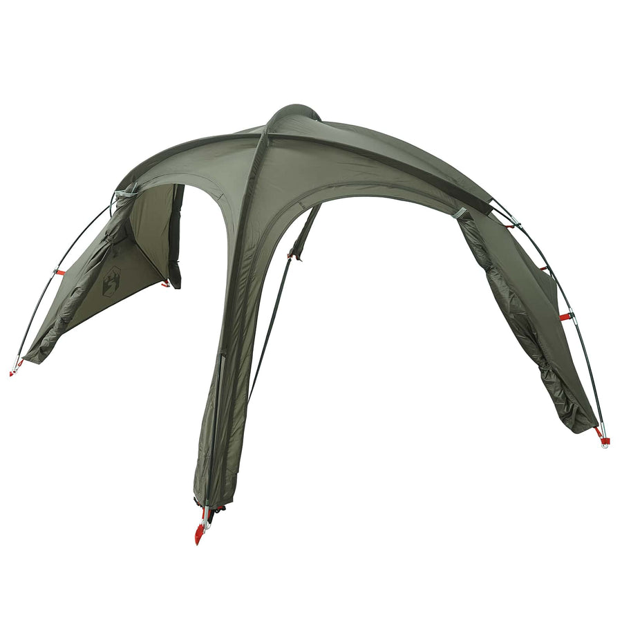 Trekkingtent met regenhoes waterdicht 2-persoons Legergroen