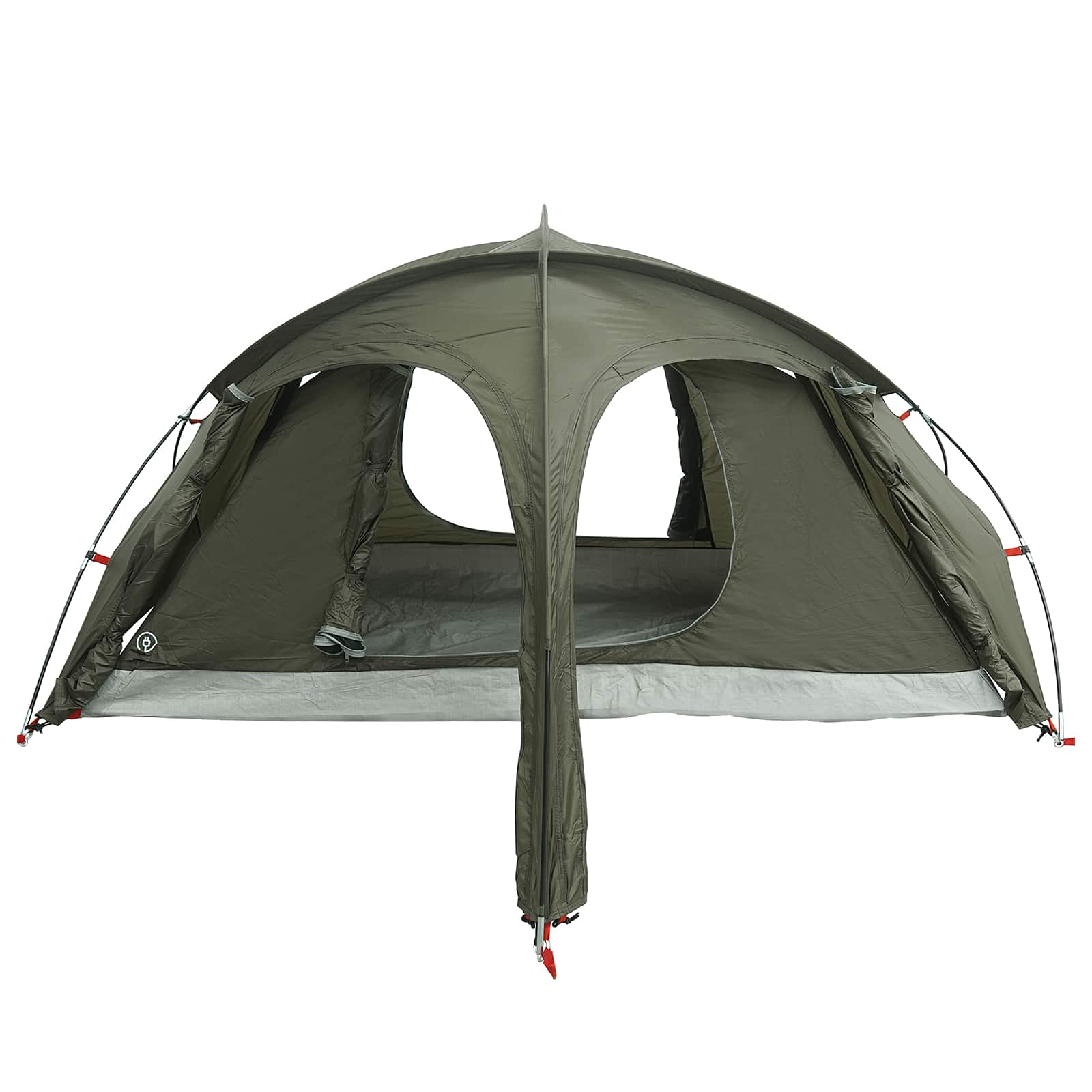 Trekkingtent met regenhoes waterdicht 2-persoons Legergroen