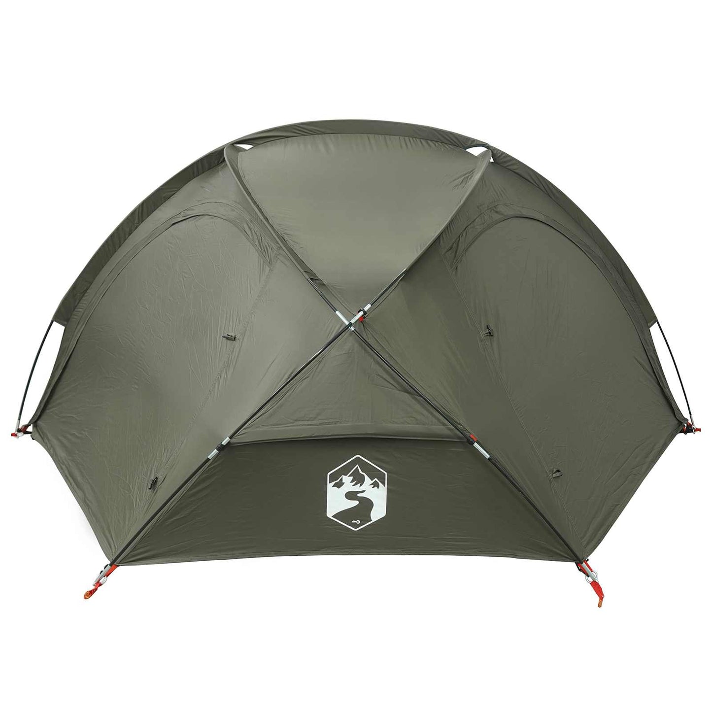 Trekkingtent met regenhoes waterdicht 2-persoons Legergroen