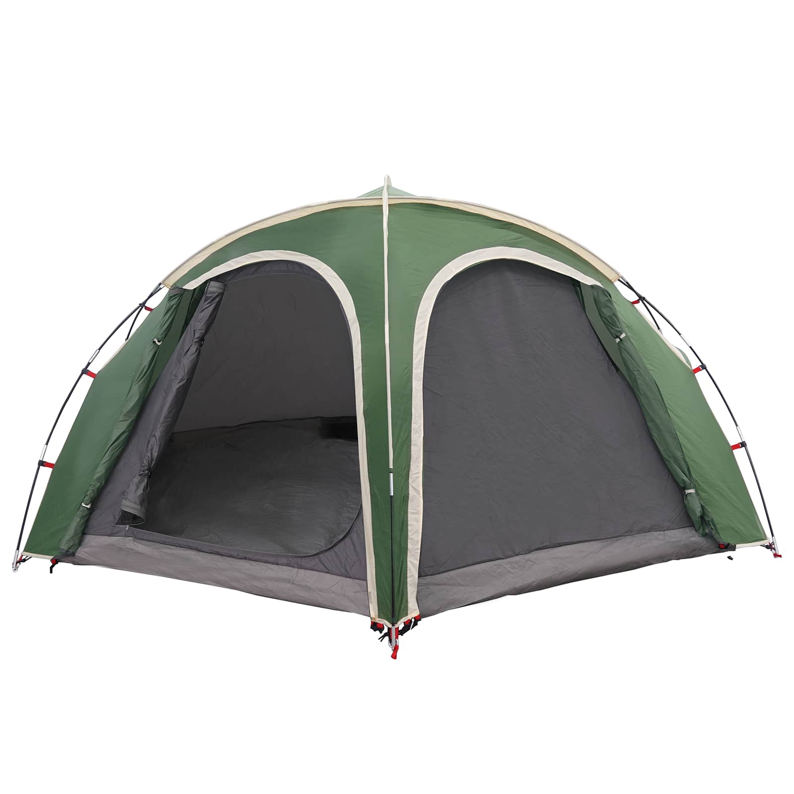 Trekkingtent met regenhoes waterdicht 3-persoons Groen