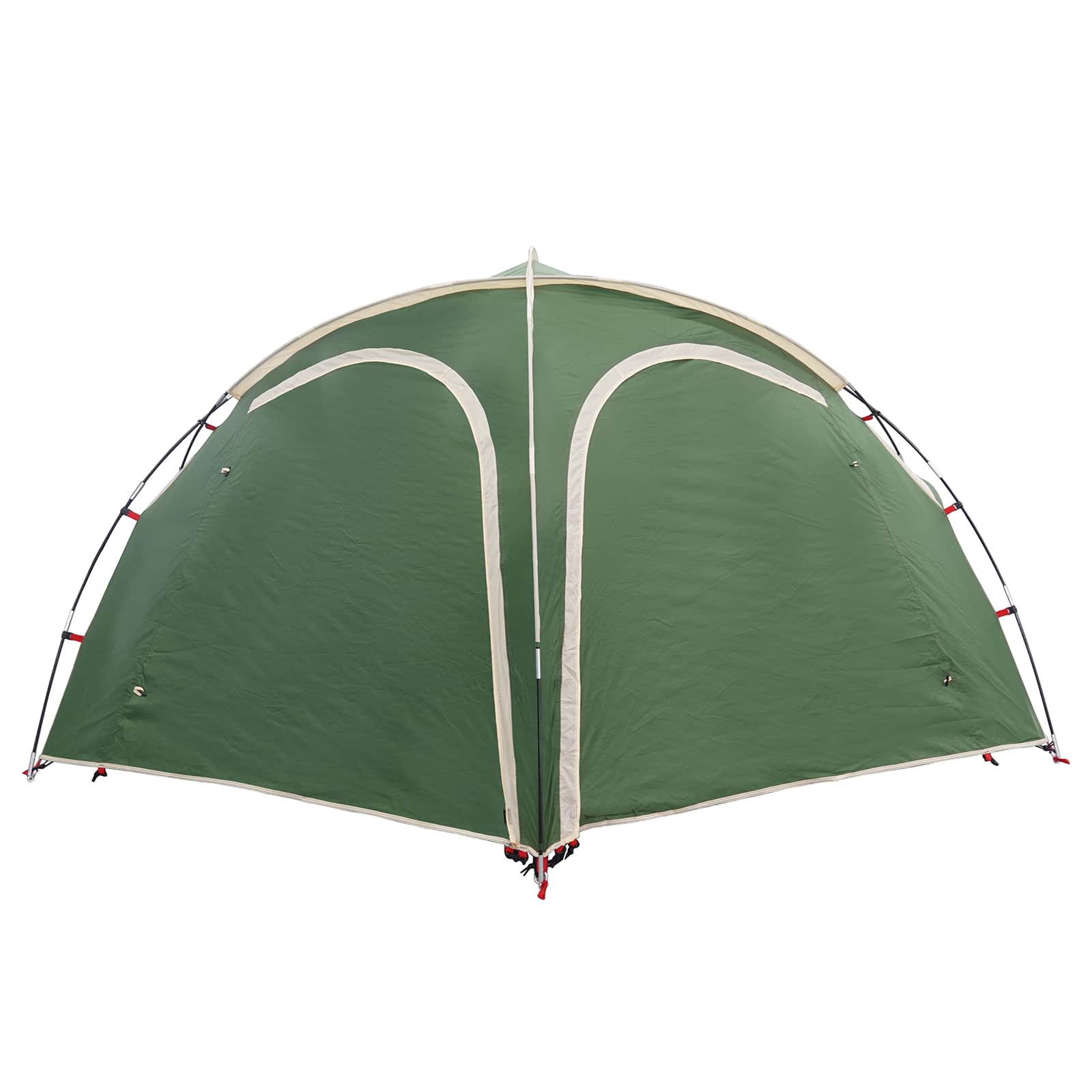 Trekkingtent met regenhoes waterdicht 3-persoons Groen