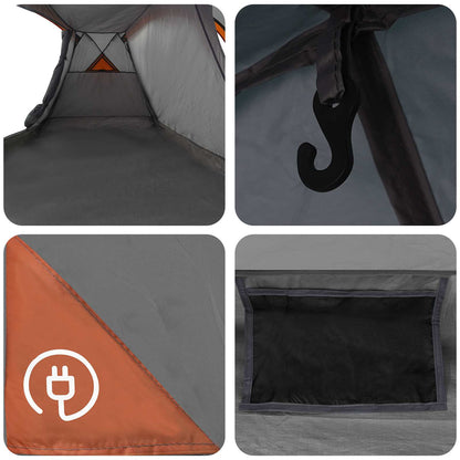 Trekkingtent met regenhoes waterdicht 3-persoons