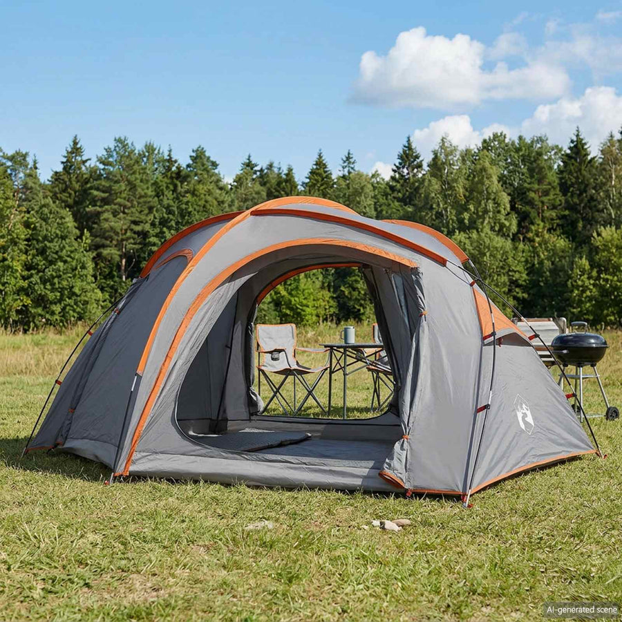Trekkingtent met regenhoes waterdicht 3-persoons