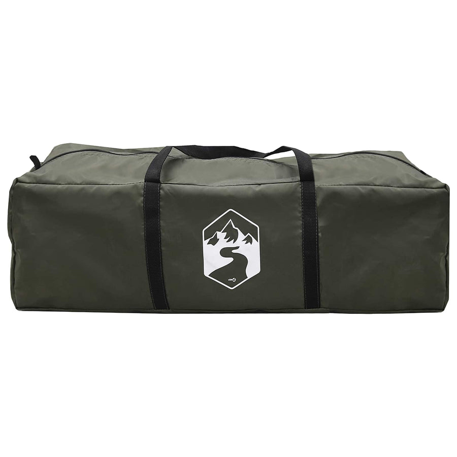 Trekkingtent met regenhoes waterdicht 3-persoons Legergroen