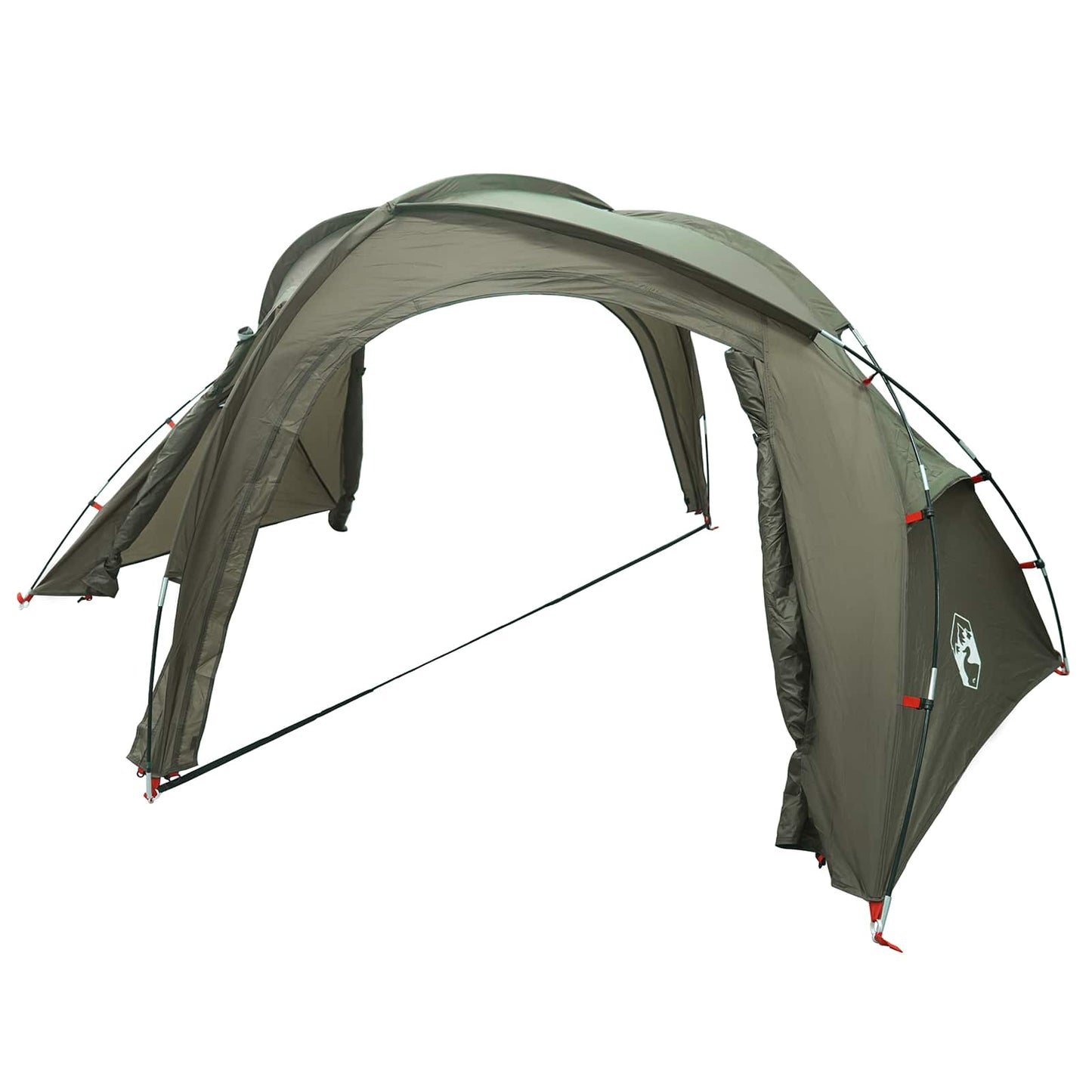 Trekkingtent met regenhoes waterdicht 3-persoons Legergroen