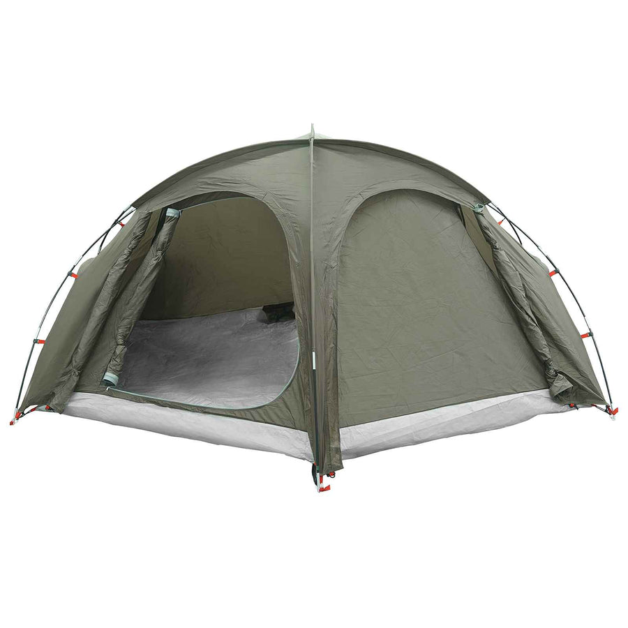 Trekkingtent met regenhoes waterdicht 3-persoons Legergroen